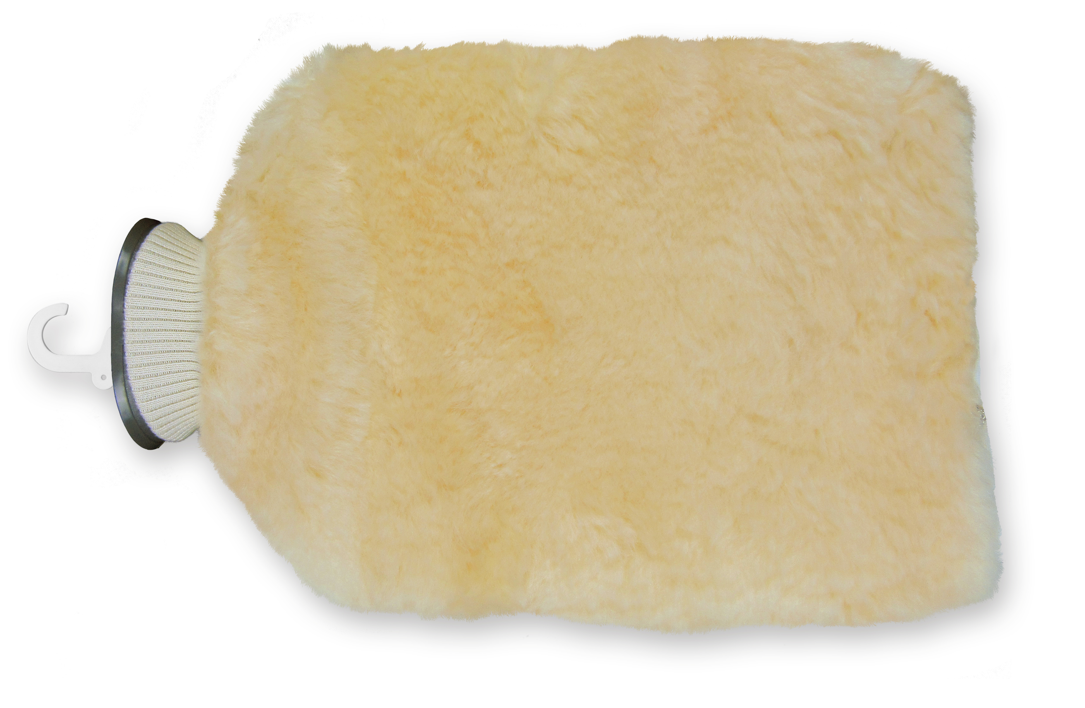 Lammfell-Wärmflasche - Gold-Beige