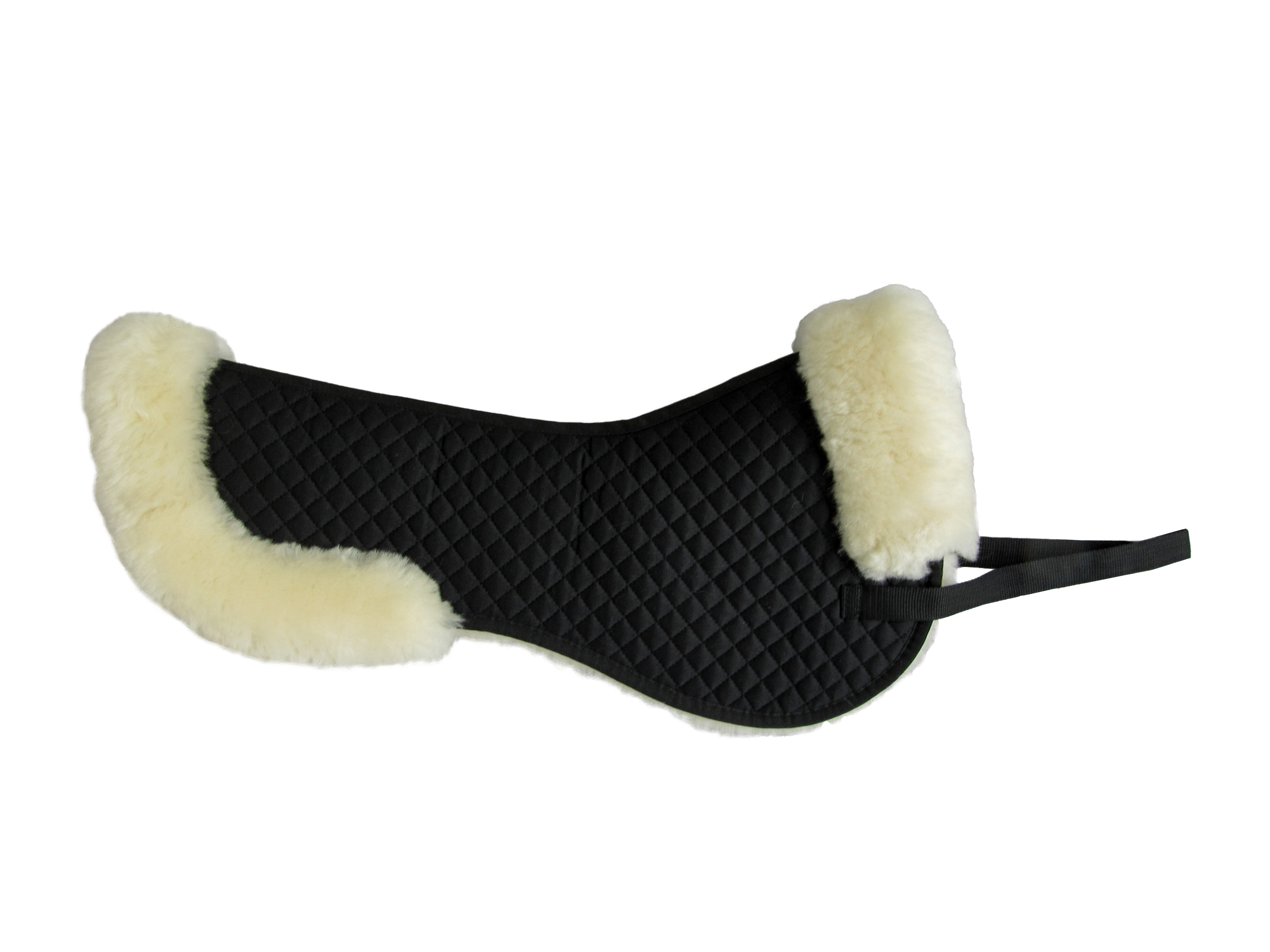 Lammfell Sattelunterlage - Half Pad - Sattelpad mit weichem Lammfell