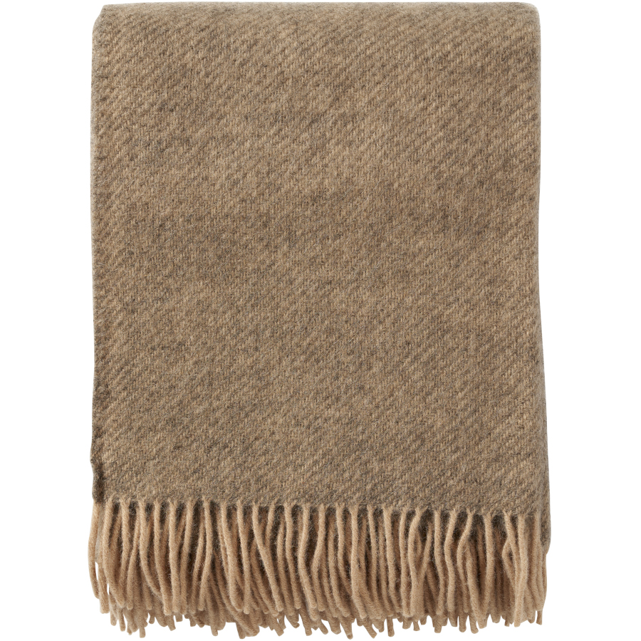 Wolldecke (beige)