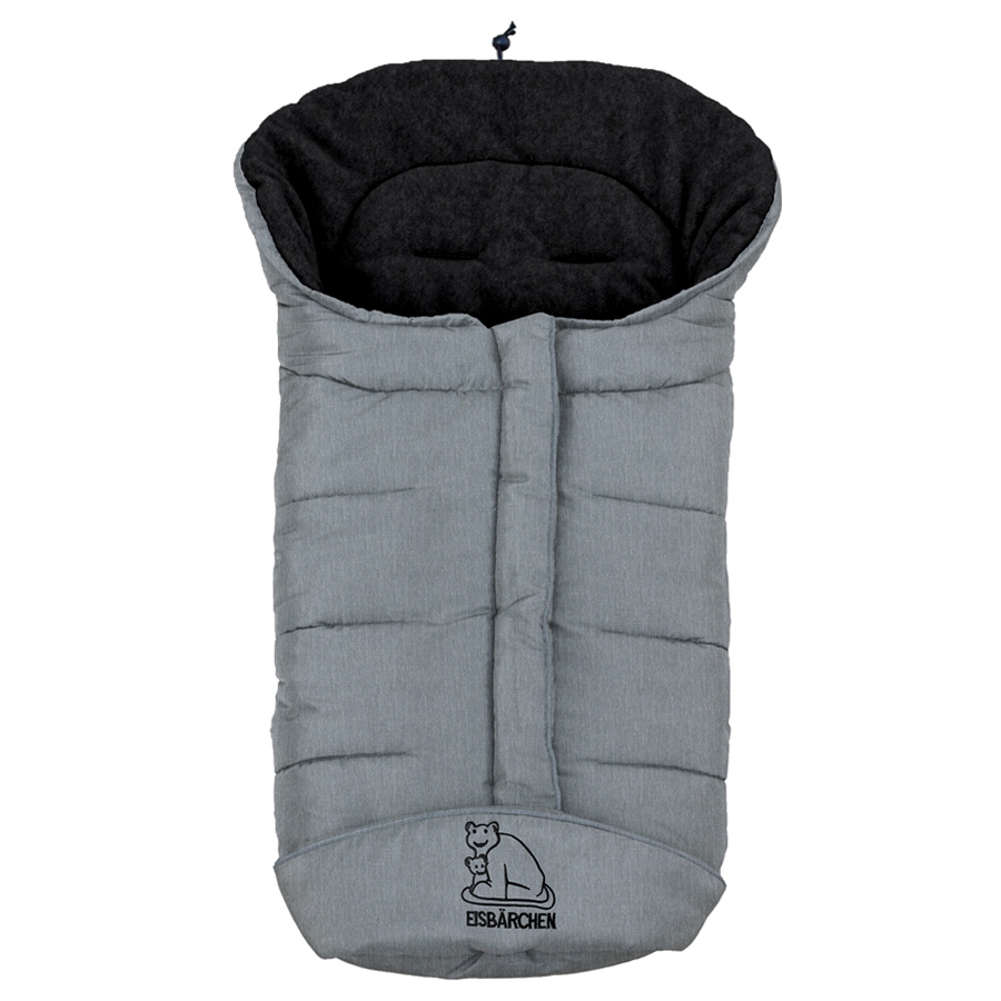 Winterfußsack (hellgrau meliert)