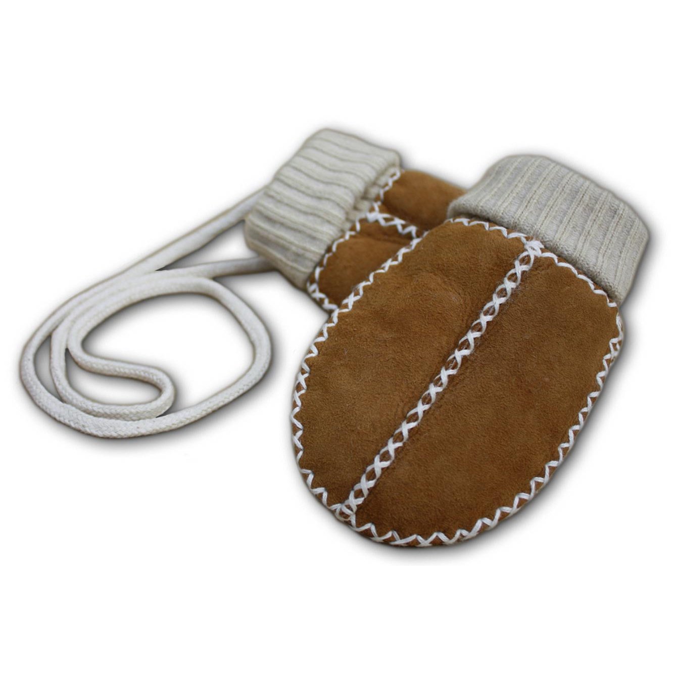 Baby-Lammfellfäustel (camel)