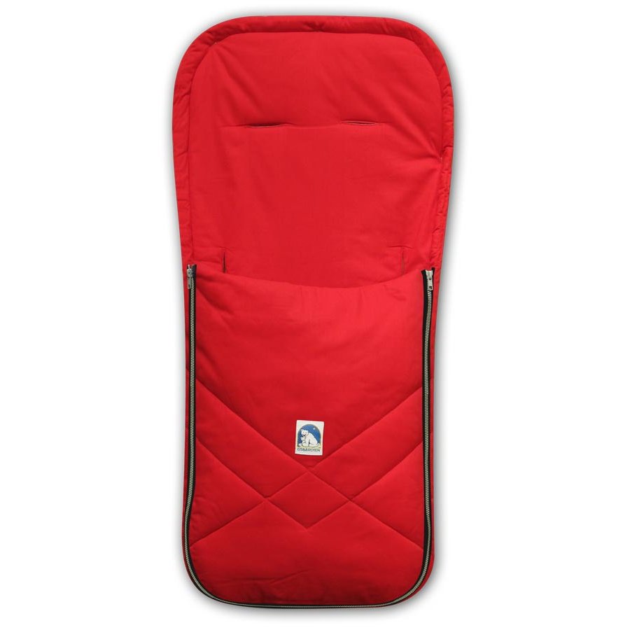 Sommerfußsack - Rot, Serie "Eisbärchen"