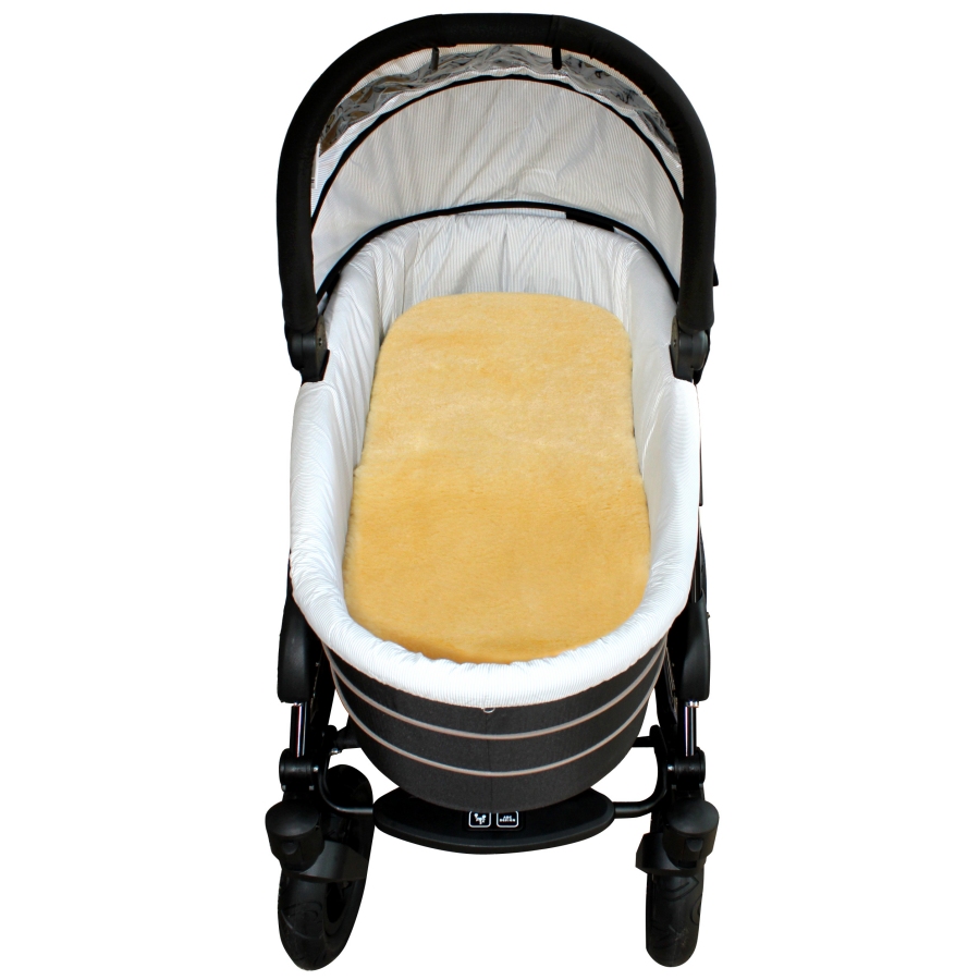 Lammfell-Einlagen (gold-beige)