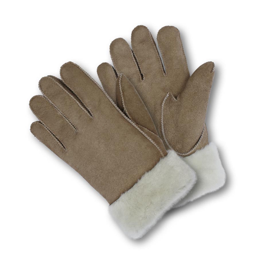 Damen Fingerhandschuh de luxe (natur)