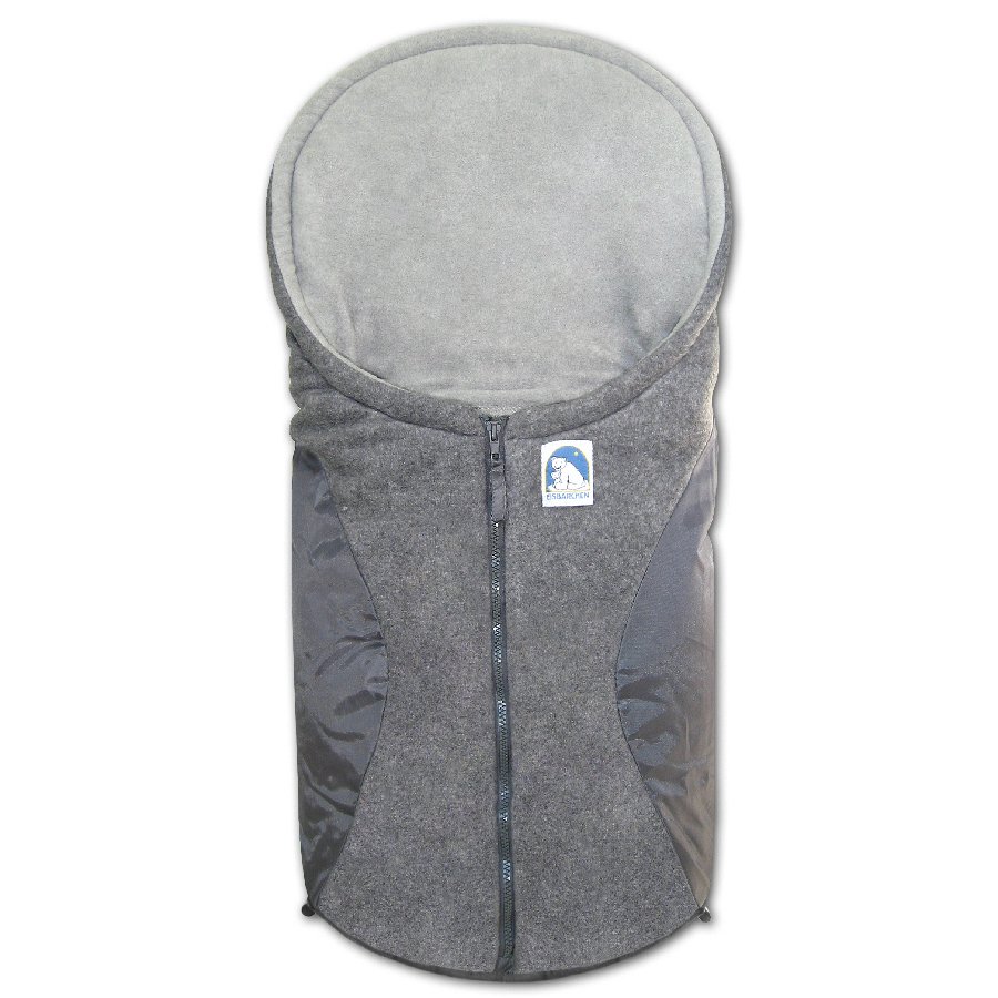 Fußsack für Babyschale und Kinderwagen (grau)