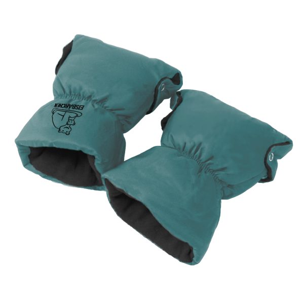 Handwärmer (petrol/schwarz)