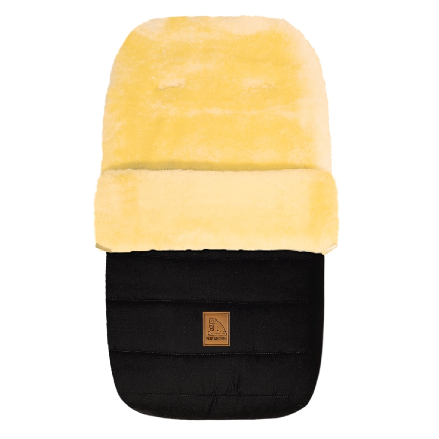 Lammfellfußsack (schwarz)