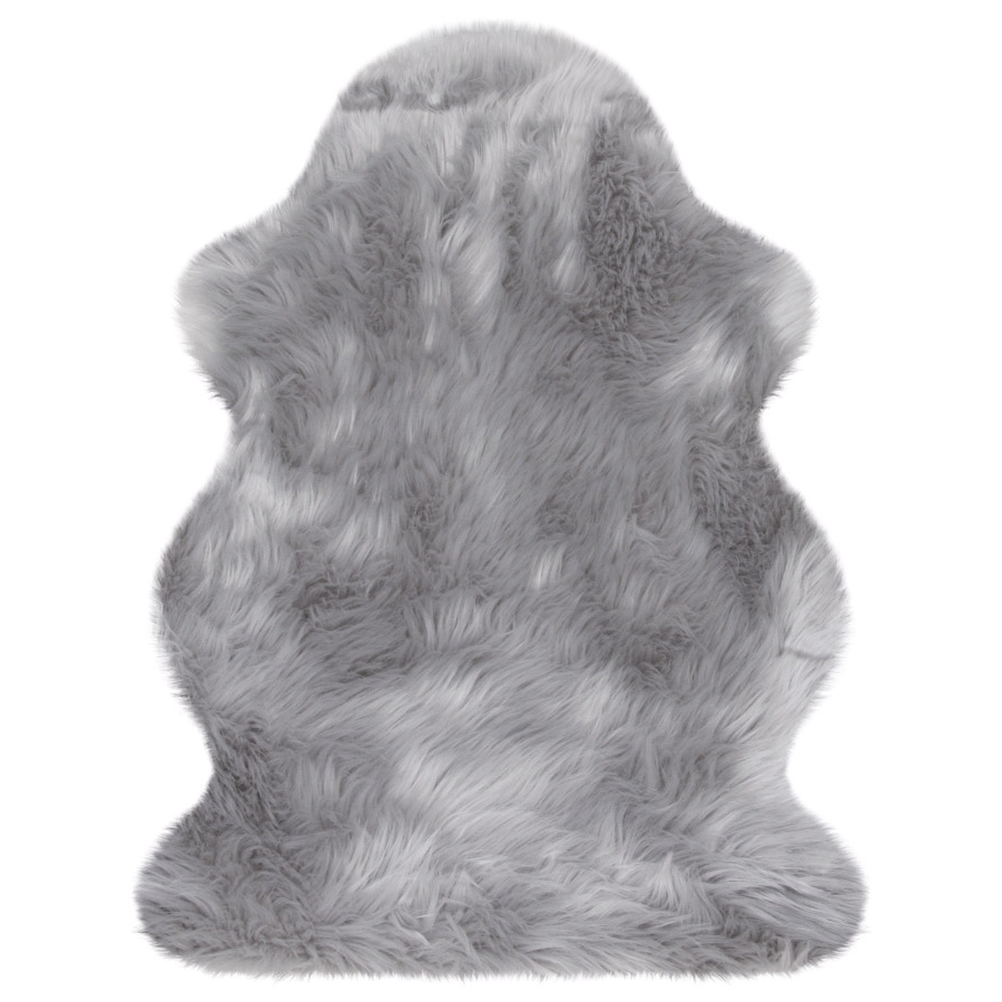 Kunstfell - eine Alternative zum Echtfell (grau)