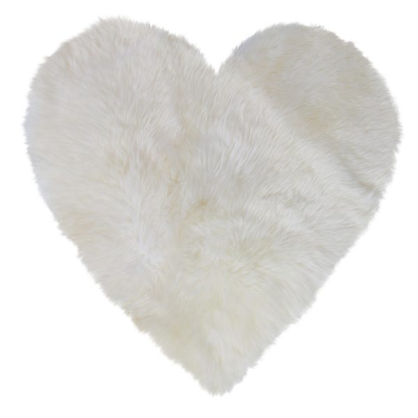 Spielteppich Herz (naturweiß)